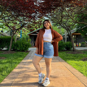 Linen Long-Sleeve Button-Up - Acorn