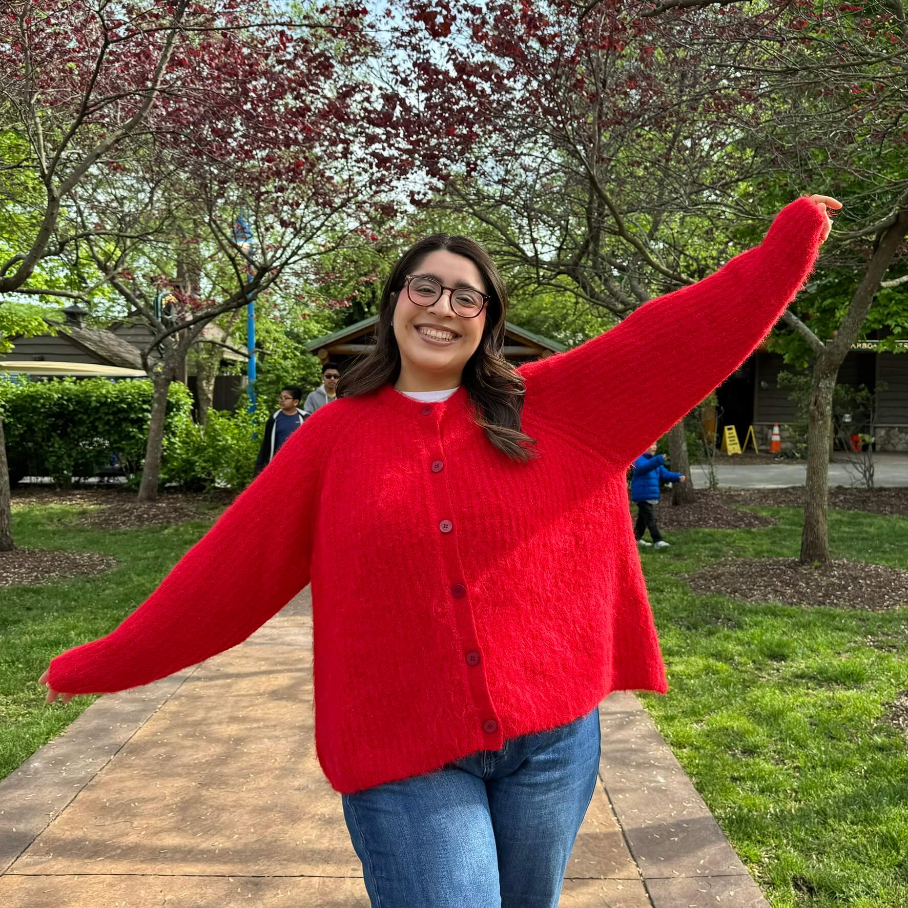 Perfect Day Cardigan - Red *Clearance Sale*