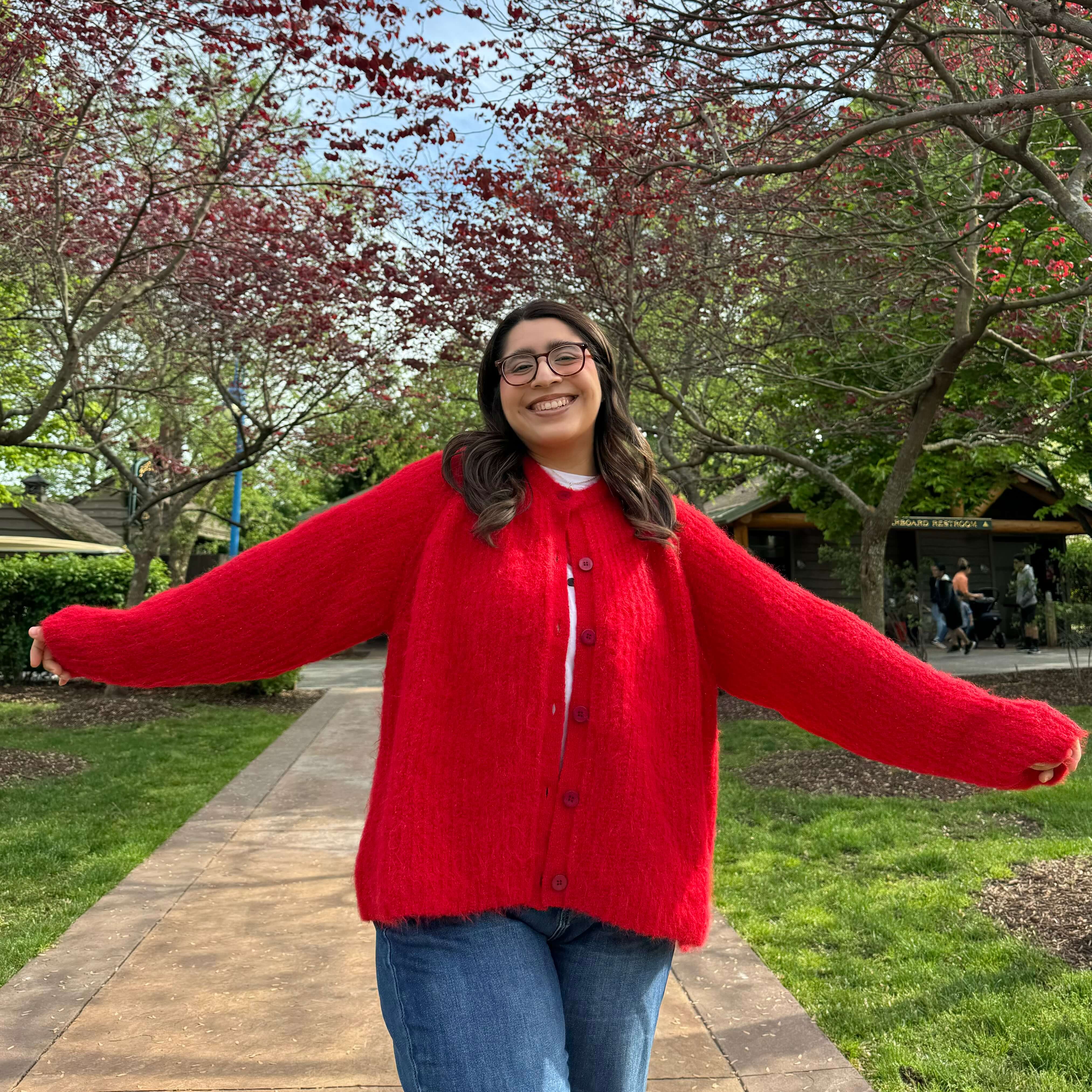 Perfect Day Cardigan - Red *Clearance Sale*