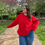 Perfect Day Cardigan - Red *Clearance Sale*