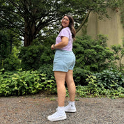 Cropped Tee - Lavender