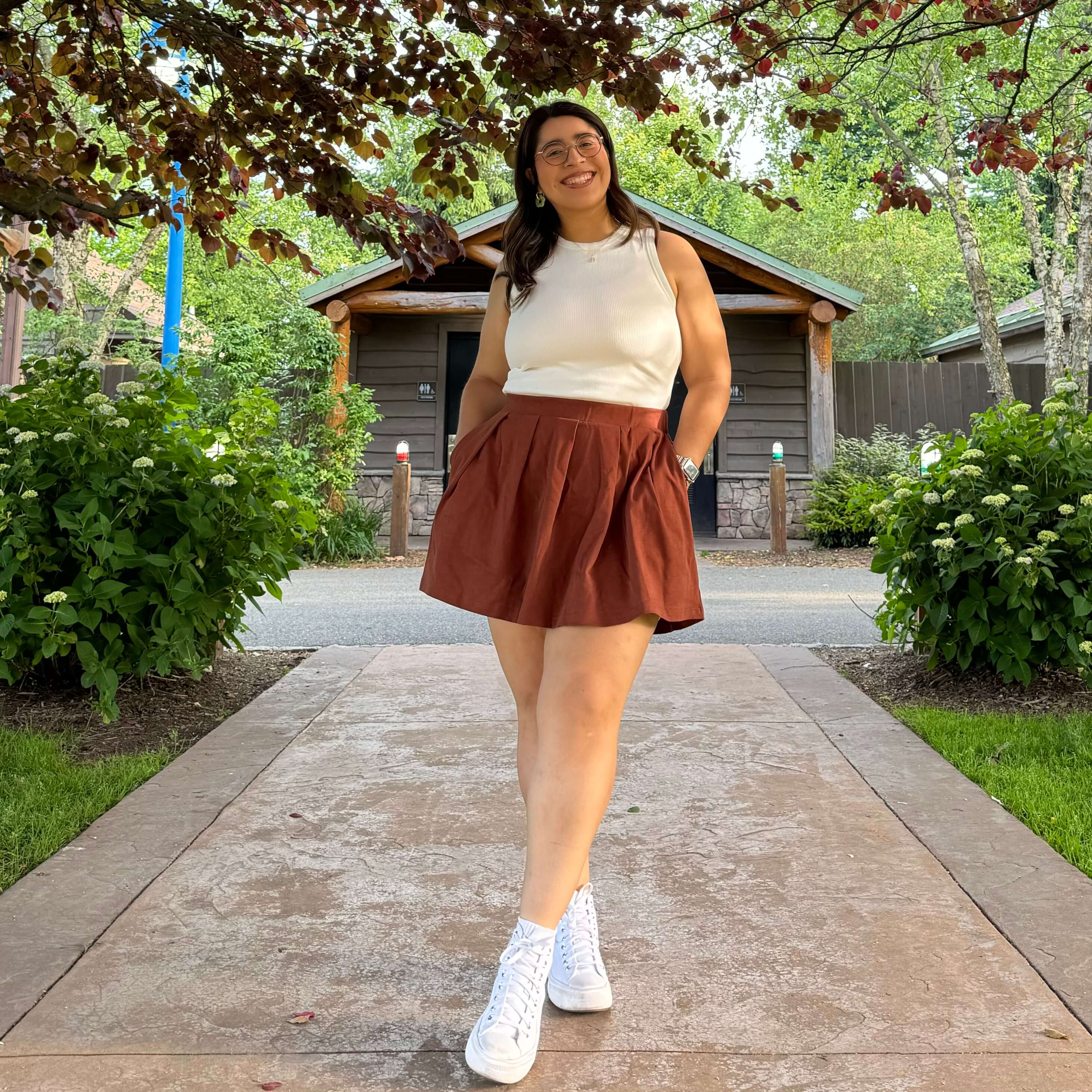 Perfect Match Tennis Skirt - Acorn