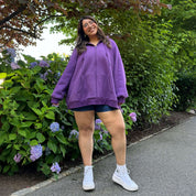 Zip-Up Hoodie - Purple Yam