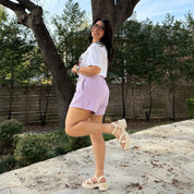 Uptown Girl Shorts - Lavender *Clearance Sale*