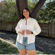 Effortless Button-Up - Tofu *Clearance Sale*