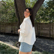 Effortless Button-Up - Tofu *Clearance Sale*