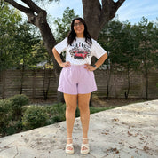 Uptown Girl Shorts - Lavender *Clearance Sale*