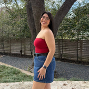 Amanda Tube Top - Rose