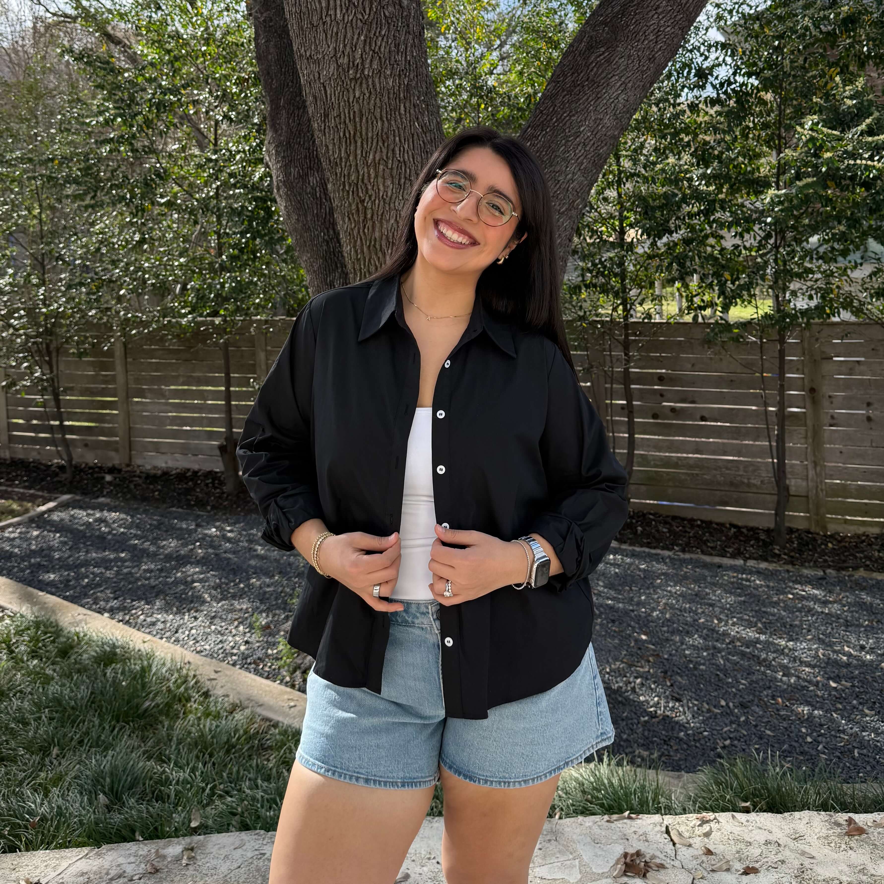 Effortless Button-Up - Black