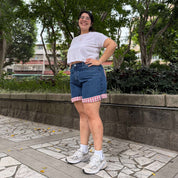 Sweetheart Denim Shorts - Medium Wash