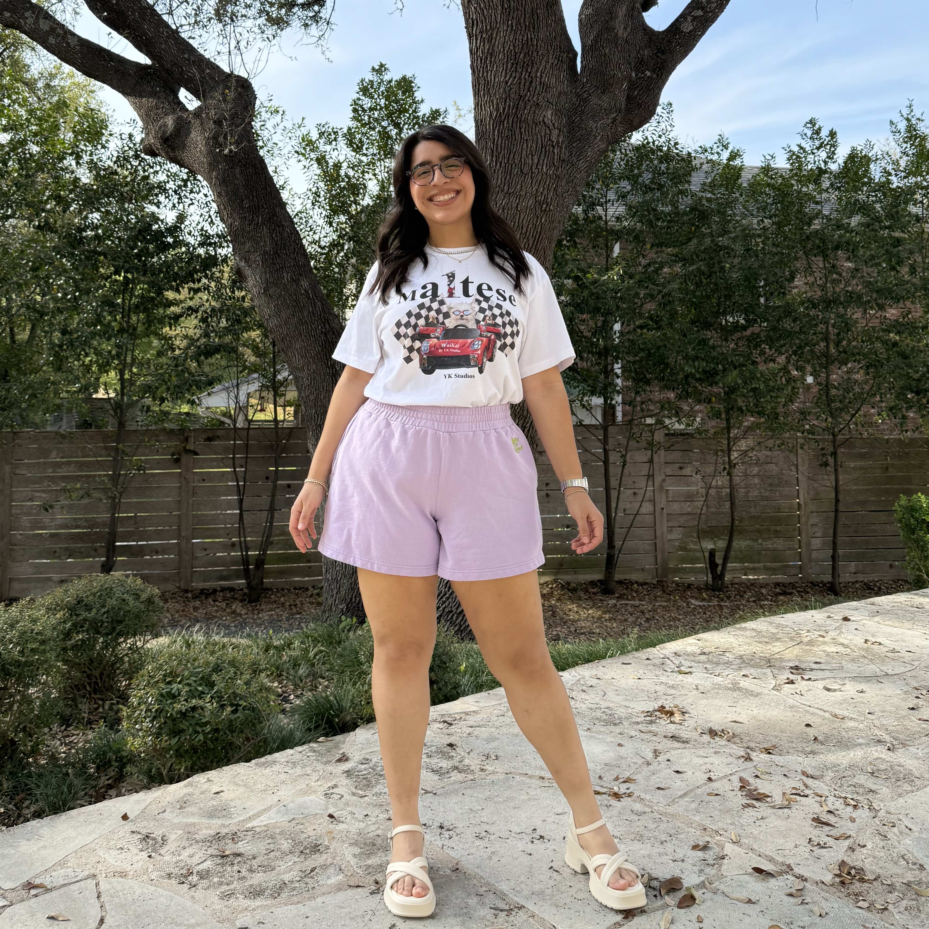 Uptown Girl Shorts - Lavender *Clearance Sale*