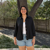 Effortless Button-Up - Black