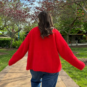Perfect Day Cardigan - Red *Clearance Sale*