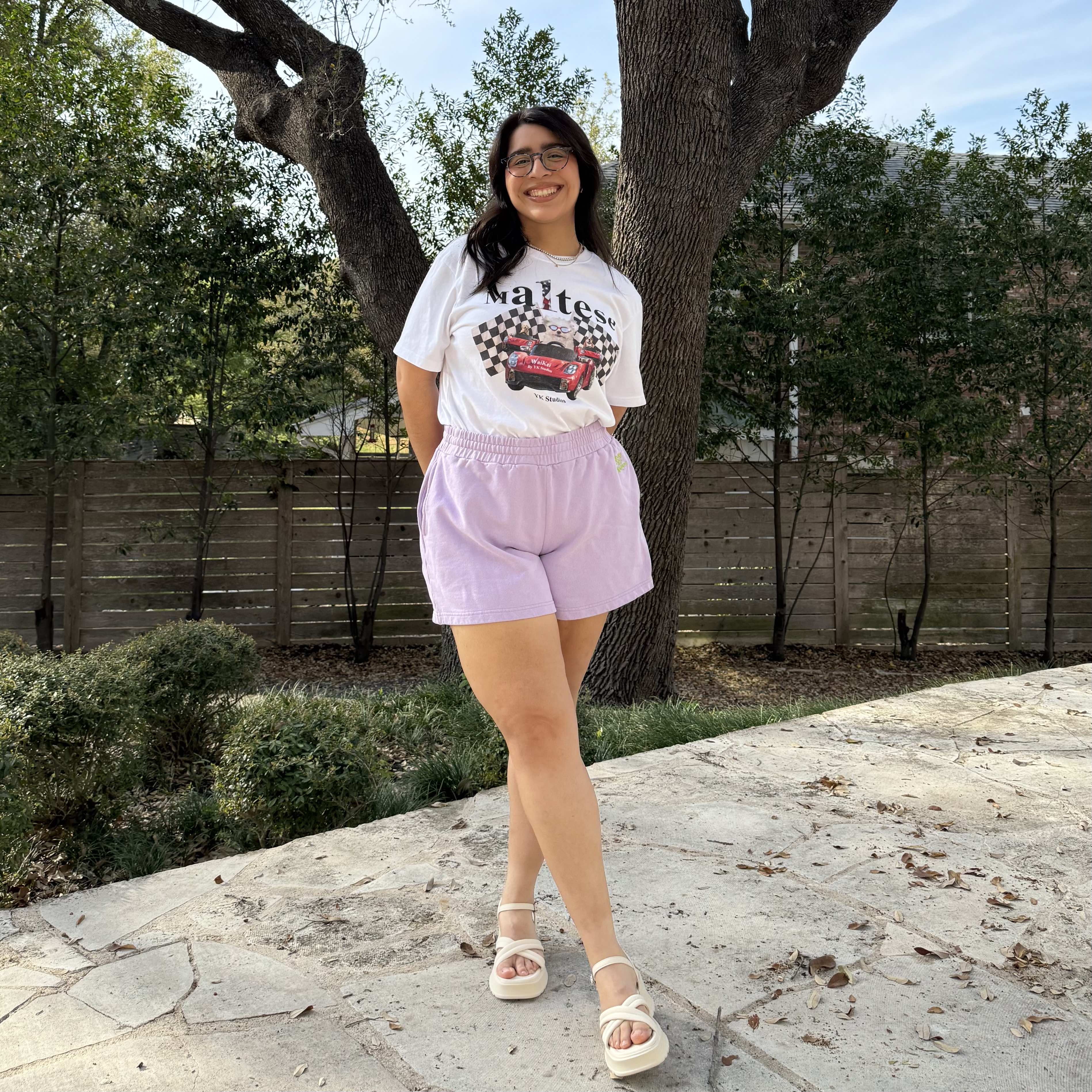 Uptown Girl Shorts - Lavender *Clearance Sale*