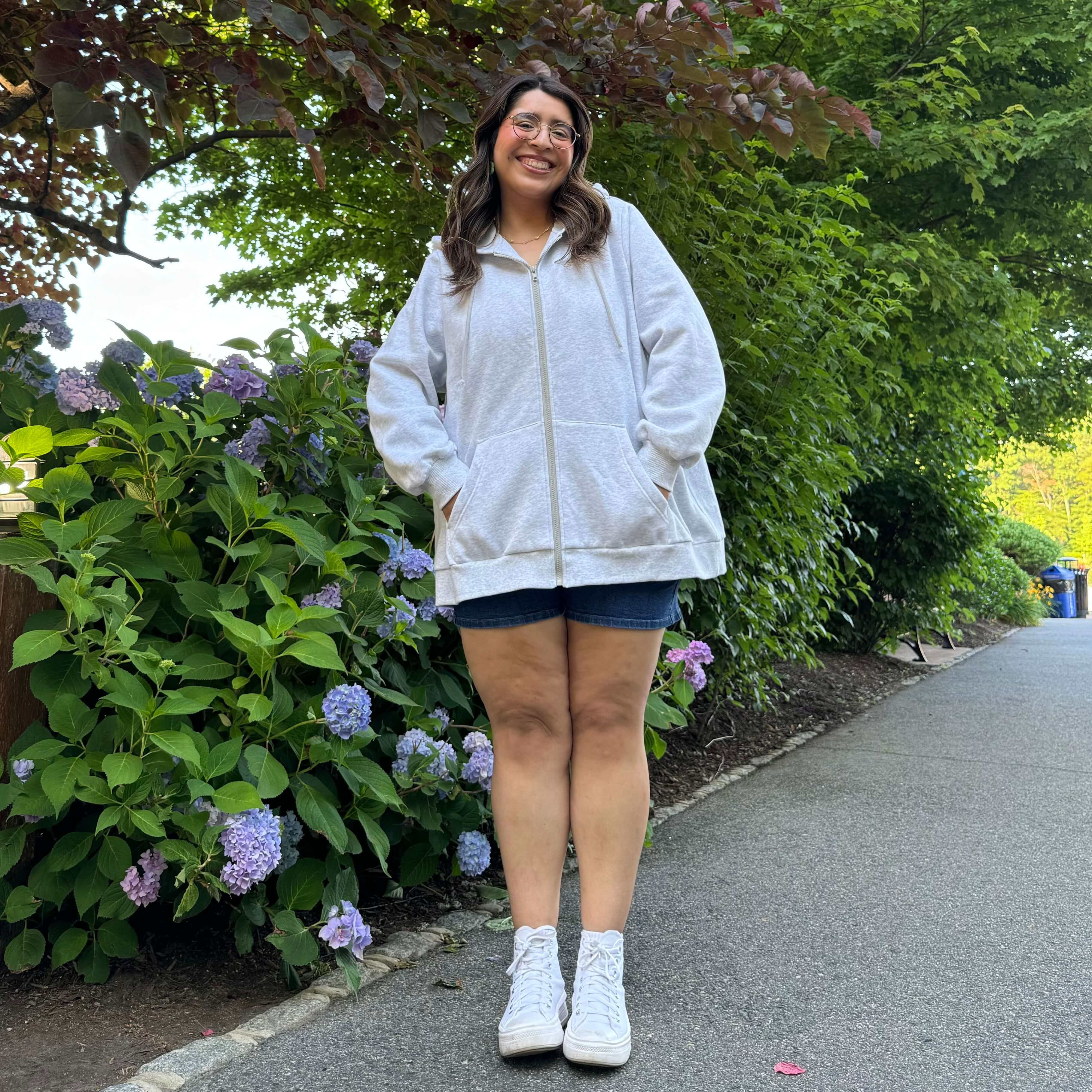 Zip-Up Hoodie - Gray