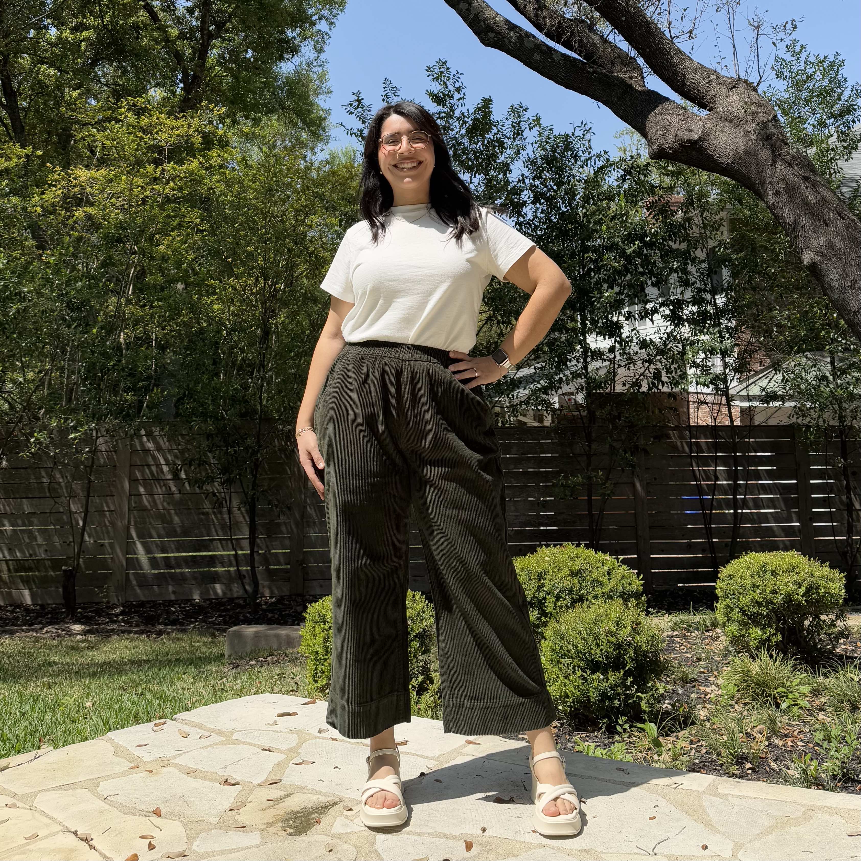 25 Inch Corduroy Pants - Olive