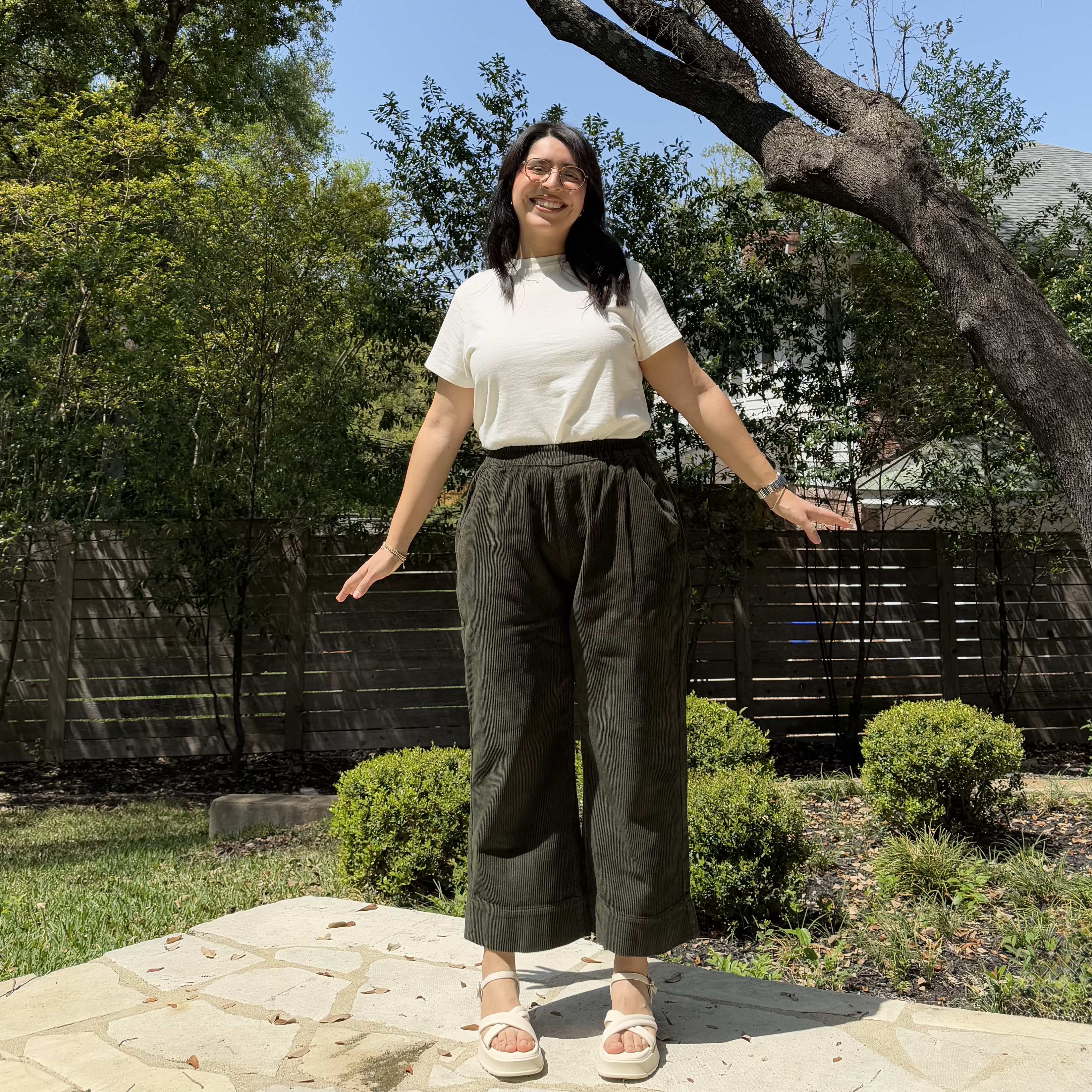 25 Inch Corduroy Pants - Olive