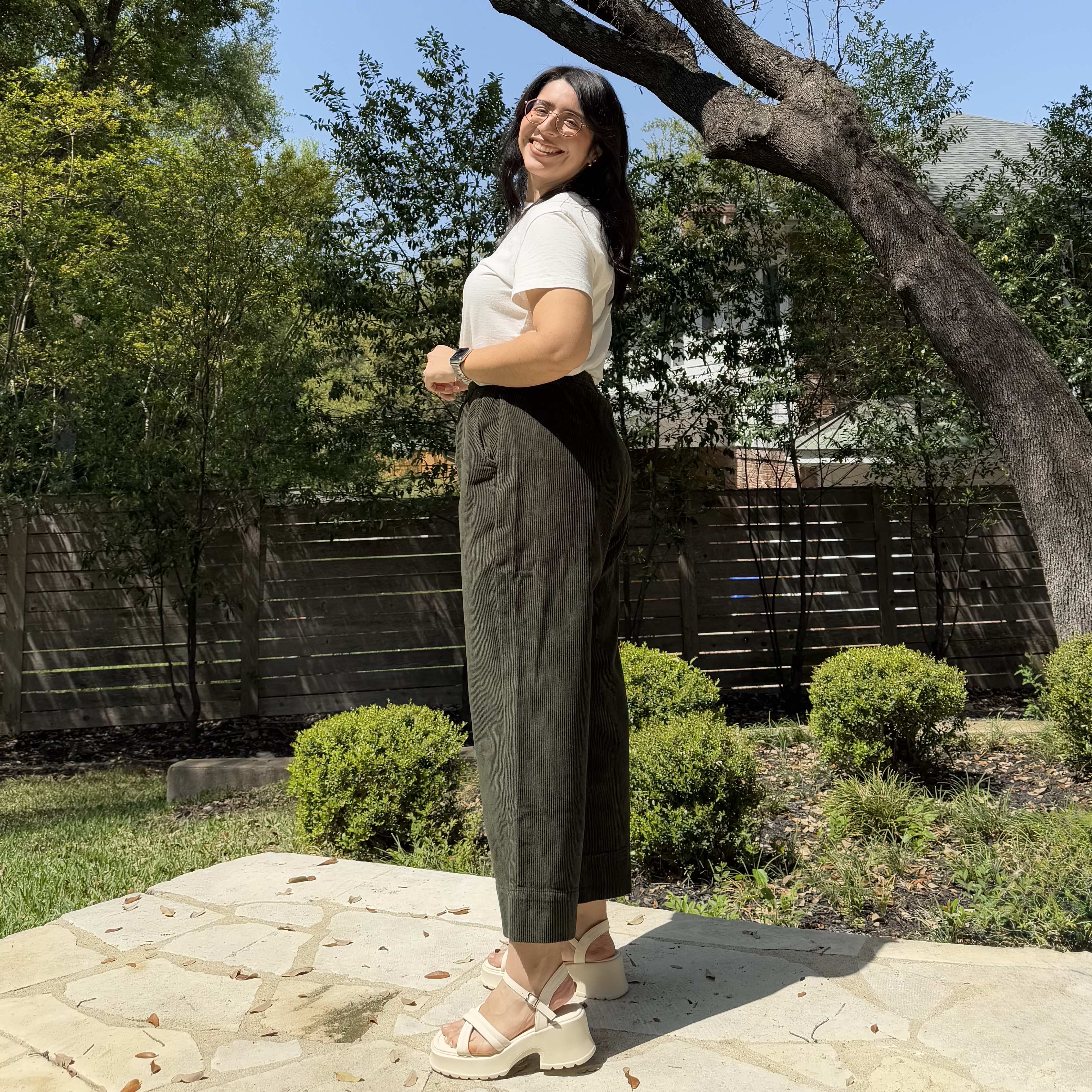 25 Inch Corduroy Pants - Olive