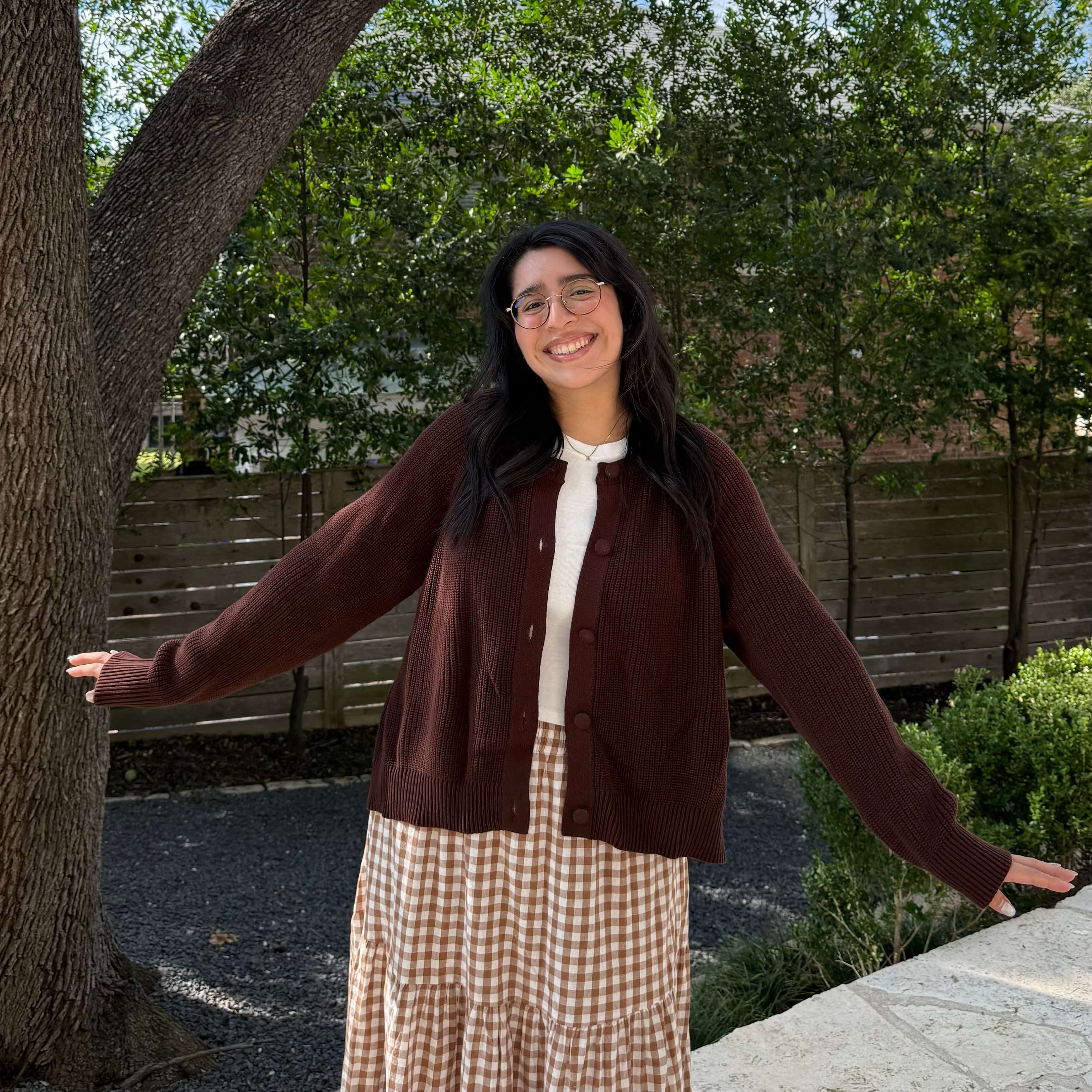 The Classic Cardigan - Chocolate *Clearance Sale*