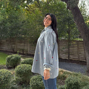 Denim Long-Sleeve Button-Up - Shining Star