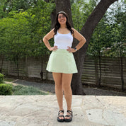 Christina Mini Skirt - Lime *Clearance Sale*