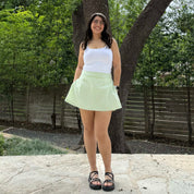 Christina Mini Skirt - Lime *Clearance Sale*