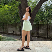 Christina Mini Skirt - Lime *Clearance Sale*