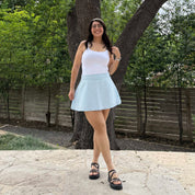 Christina Mini Skirt - Sky *Clearance Sale*