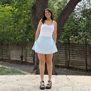 Christina Mini Skirt - Sky *Clearance Sale*