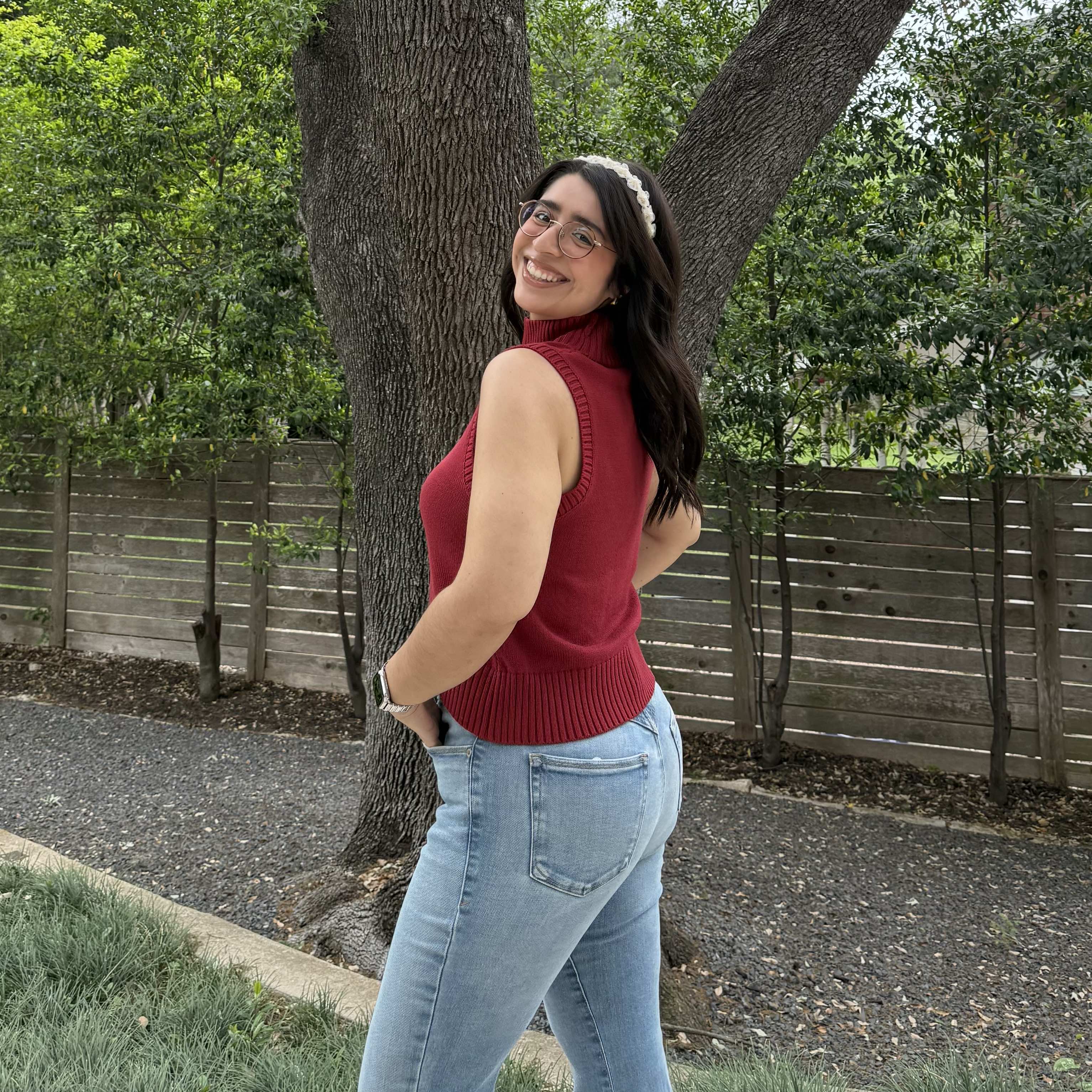 Soho Knit Top - Cherry *Clearance Sale*