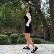 The Raven Dress - Black Corduroy *Clearance Sale*