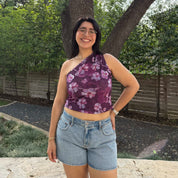 Island One Shoulder Top - Orchid *Clearance Sale*