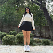 Christina Mini Skirt - Solid Black