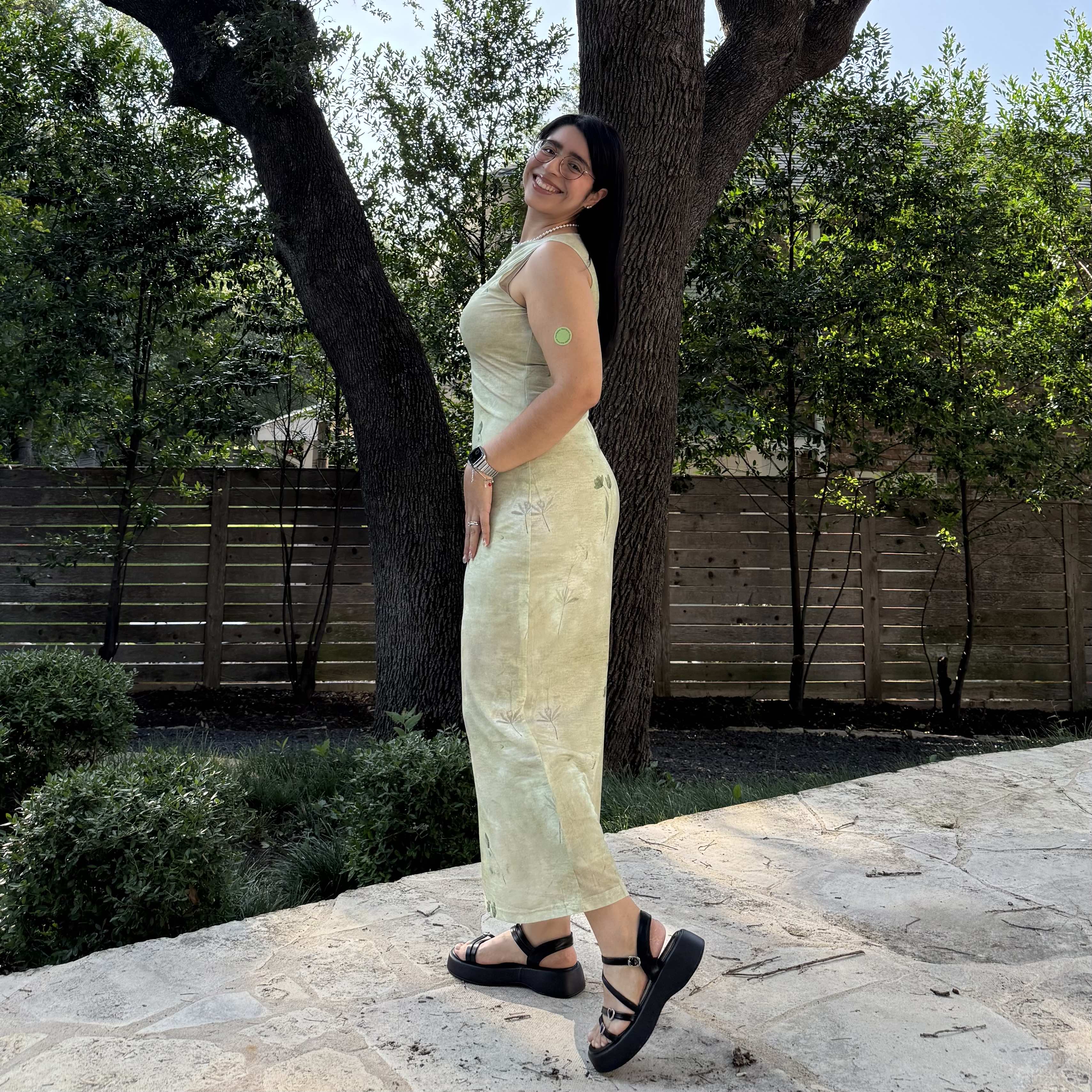 The Flora Dress - Green