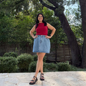 Original Denim Mini Skirt - Light Wash *Clearance Sale*