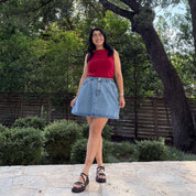 Original Denim Mini Skirt - Light Wash *Clearance Sale*